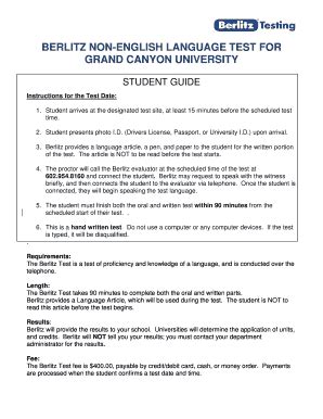 berlitz test|berlitz test sample.